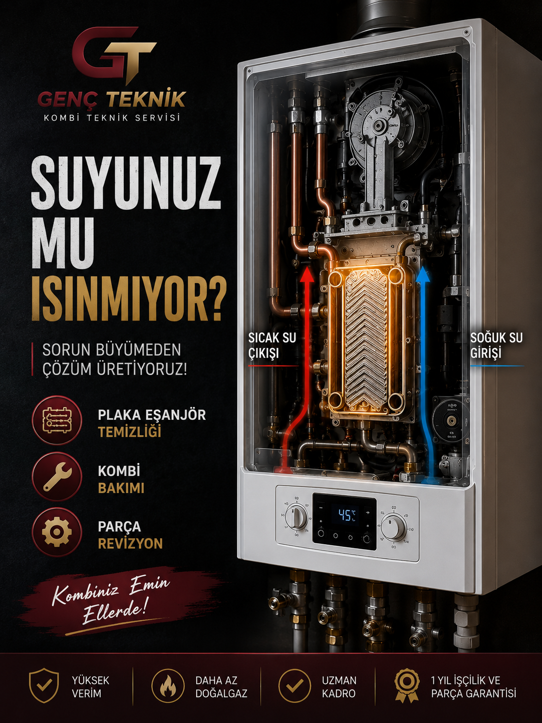 Genç Teknik servis çalışması